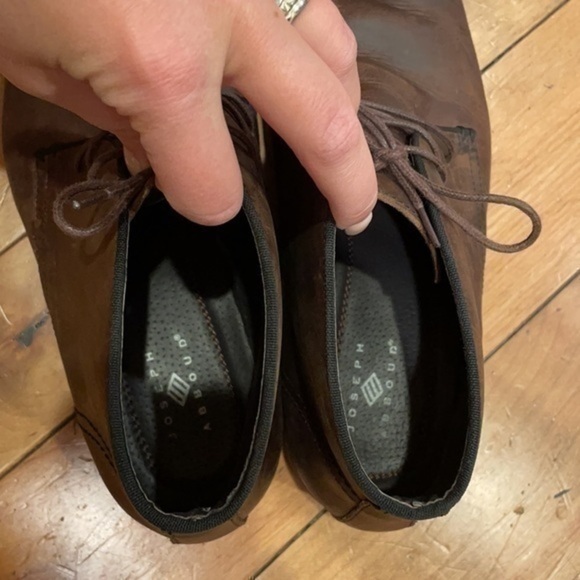 Joseph Abboud men’s shoes size 9 brown leather - Picture 3 of 9